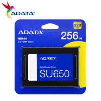 ADATA SU650 SSD SATA 3.0 6Gb/s 512GB 256GB Solid State Drive Up to 520Mb/s Internal Hard Drive 3D NAND Flash Disk for Computer