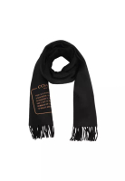Coach Embroidered Patch Cashmere Muffler 女士圍巾黑色Cb685