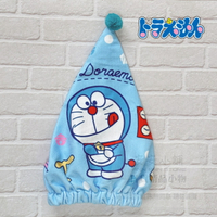 日本直送 D214 2024新款 哆啦A夢 乾髮帽 Doraemon 包髮巾 擦髮巾 浴帽 超細纖維 吸水快乾抗菌除臭