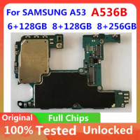Motherboard for Samsung Galaxy A53 A536B 128GB 256GB Unlocked Mainboard Logic Board SM-A536B Full Chips Working