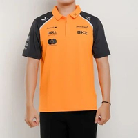 Polo F1 FORMULA ONE MCLAREN TEAM BLACK ORANGE POLO 100% ORIGINAL Size L