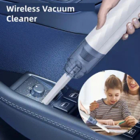 New USB Car Vacuum Cleaner Smart Vacuum Cleaners Wireless Type-C Charging Dust Handheld Cleaning Machine Home Appliance Acessory