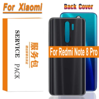 New Back Housing Replacement for Xiaomi For Redmi Note 8 Pro Note8 Pro Back Cover Battery Glass adhesive Sticker Repair parts