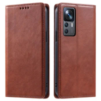 Leather Wallet Magnetic Case For Xiaomi 12T 11T Pro Poco X5 X3 F5 M5S C31C55 Flip Case For Redmi 10 9 9A 9C 9T Note 12 11 10