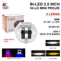 BILED ALA ALA Daymaker Projie 2.5 Inch LED Laser Cut OFF Hi-Lo Mini 2 Mata 8D VOXX T20 Gen 3 Devil E