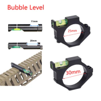 Tactical Rifle/Airgun Scope Alloy Spirit Level Bubble for 25.4/21.2mm Scope Sight Rail Weave/Picatinny Hunting Gun Scope Mount