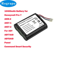 New 10400mAh Battery for Honeywell Pro 7, AI05-2, AIO7-1, AIO7-2, For ADT ADT7AIO, ADT5AIO, Command Smart Security Panel
