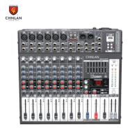 6 Channel DSP Audio Echo Sound Console Professional Digital Audio Mixer