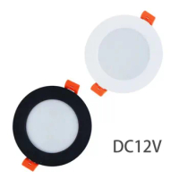 DC 12V LED downlight 3W 5W 7W 9W 12W embedded LED ceiling lamp spotlight ultra-thin downlight circular decorative lighting