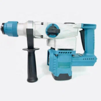 Brushless Rechargeable Lithium Battery Electric Hammer Drill Power Tool Cordless Electric Hammer Impact Drill
