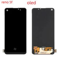 oled For Oppo Reno5 F 5F CPH2217 LCD Screen Display+Touch Screen Digitizer Reno 5f Replacement Parts reno5f