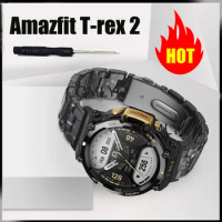 Luxurious Band For Amazfit T Rex 2 Smart Watch Strap Resin Bracelet For Xiaomi Huami Amazfit T-Rex 2 Band