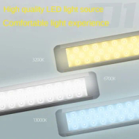 LED Aquarium Light Aluminum Fish Tank Light 3200K/6700K/13000K Sunlight Light For Arowana Baked Color Hair Color Full Spectrum