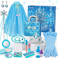 Frozen Girls Toys Makeup & Dress Up Set Ages 3 4 5 6 Kids Makeup Kit Princess Set Girl Purse Real Ma