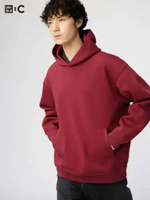 UNIQLO CWK C CLARE Pullover Hoodie Sweat Pria RED XL