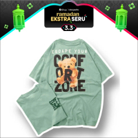 Kaos Distro Pria / Baju Sablon Atasan Dewasa / T-shirt Oblong Cowok keren Bandung / Katun combed / S