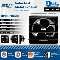 SEKAI Exhaust Fan Kipas Angin Hexos Industri IME1093NS / IME1293NS / IME1493NS / IME1693NS IME1093NS