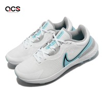 Nike 高爾夫球鞋 Infinity Pro 2 Wide 寬楦 男女鞋 白 藍 灰 緩震 高球 運動鞋 DM8449-114