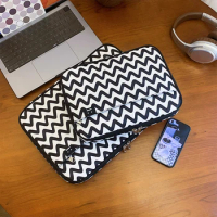 Pattern With Wavy Stripes Computer ipad Laptop Cover Case Laptop Bag 11 12 13.3 14 inch For Macbook Air Pro HP Acer Xiaomi