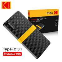 Kodak SSD Portable Drive GEN 2 Mobile Solid State DriveType-C 3.1 Metal PSSD 256GB 512GB 1TB 2TB for PS5 PS4 XBOX Laptop PC