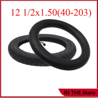12 1/2x1.50(40-203)Butyl Pneumatic Tire,12 1/2x2 1/4inner tire Electric Vehicle Thickened wheelchair Tyre Parts