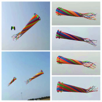 Free Shipping 700cm kite windsocks professional winds kites tails Inflatable toys kite for adults Gel blaster rc paraglider fun