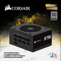 Corsair SF750 750W SFX ATX 3.1 PCIE5 PSU - Power Supply 750 Watt 80+ Platinum Full Modular