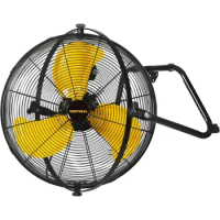 High Velocity Fan 2-in-1 Floor Fan or Wall Mounted Fan 4650 CFM Heavty-duty Metal