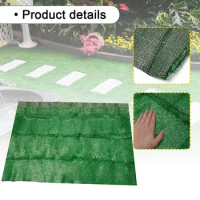 1pc Artificial Grass Carpet Green Fake Synthetic Garden Landscape Lawn Mat Turf Home Decorations Artificial Grass Mat