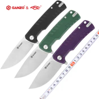 2024 New Model Ganzo G769 D2 +-60HRC Blade G10 Handle Folding Knife Outdoor Tool EDC Pocket Knife Ta