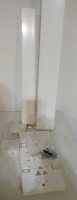 Gibraltar Whitley Plastic Crossarm Convertible Mailbox Post - White (HL122)