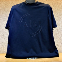 (Little bee小蜜蜂精品)Armani Exchange AX 黑短T-Shirt(零碼款式)(XS)