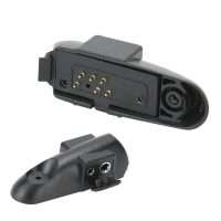 พลาสติกอะแดปเตอร์เสียงสำหรับวิทยุสื่อสาร สำหรับ Baofeng BF‑A58 BF‑UV9R UV‑9R