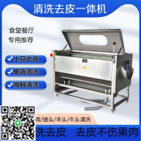 土豆去皮機商用毛刷清洗機地瓜芋頭蓮藕蘿卜生蠔清洗脫皮機全自動