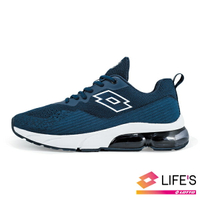LOTTO樂得-義大利第一品牌 男款Nova+編織氣墊跑鞋 [LT9AMR0696] 藍【巷子屋】