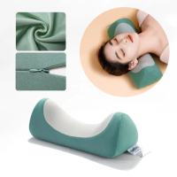 【LEDOU】石墨烯熱敷頸椎牽引枕 U型熱敷午睡枕 睡眠記憶舒適軟枕頭