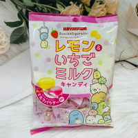 日本 HAYAKAWA 早川製果 檸檬牛奶味＆草莓牛奶味糖果 63g｜全店$199免運