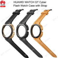 Original HUAWEI WATCH GT Cyber Flash Watch Case Watch Band Strap GT Cyber Accessories Replace Parts