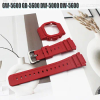 2 IN1 Watch Strap Resin Bracelet Frame Bezel GWX-5600 GW-5600 GB-5600 DW-5000 DW-5600 Band Wrist Cover GWX5600/DW5600 Case Watch