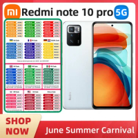 xiaomi redmi note10 pro Android 5G Unlocked 6.6 inch 8GB RAM 128GB ROM All Colours in Good Condition Original used phone