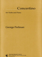 【學興書局】George Perlman 喬治帕爾曼 協奏曲 Concertino For violin And Piano