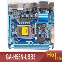 GA-H55N-USB3 Motherboard LGA 1156 DDR3 Mini-ITX H55 Mainboard 100% Tested Fully Work
