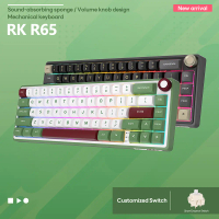 RK ROYAL KLUDGE R65 Wired Gaming Keyboard with Volume Knob, 60% Percent RGB Backlit Mechanical Keybo