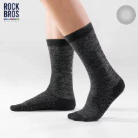 ROCKBROS Black Large 43 - 46 Kaos Kaki Kaus Kaki Olahraga Sepeda Gowes Road to Sky Bike Socks Breath
