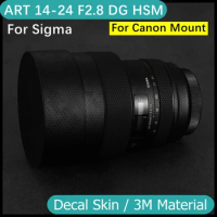 For Sigma 14-24mm F2.8 DG HSM Art For Canon Mount Camera Lens Sticker Coat Wrap Protective Film Protector Decal Skin 14-24