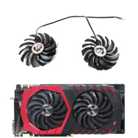 NEW 95MM PLD10010S12H DC 12V GTX 1080 1060 1070 Cooling Fan for MSI GTX 1060 1070 1080 Ti RX570 580 470 480Graphics card cooler