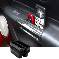 Car Door Armrest Handle Storage Box Slot Case For Ford Mustang 2015-2021 Interior Accessories