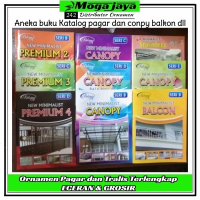 buku katalog kecil canopy balkon pagar dll