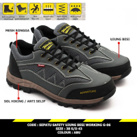 Sepatu outdoor kerja safety ujung besi pria wanita terbaru 2022 /2023 kece kualitas import bahan kul