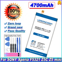 LOSONCOER 4700mAh LIS1594ERPC For Sony Xperia Z5 Mini Z5 Compact E5823 E5803 Battery XA Ultra C6 F3216 F3215 F5321 F3216Xc Xmini